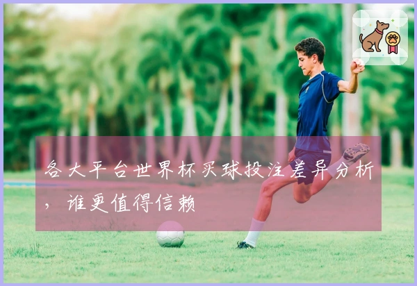 各大平台世界杯买球投注差异分析，谁更值得信赖